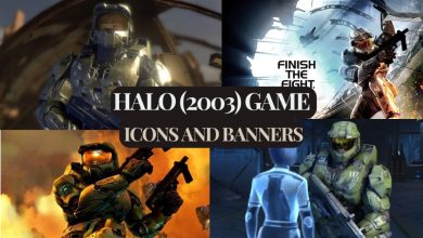 Halo (2003) Game Icons Banners