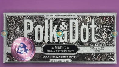 PolkaDot Mushroom Bars Cookies Cream Swirl PT