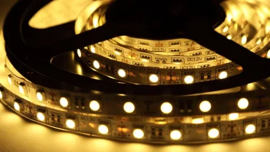 lit led tape light